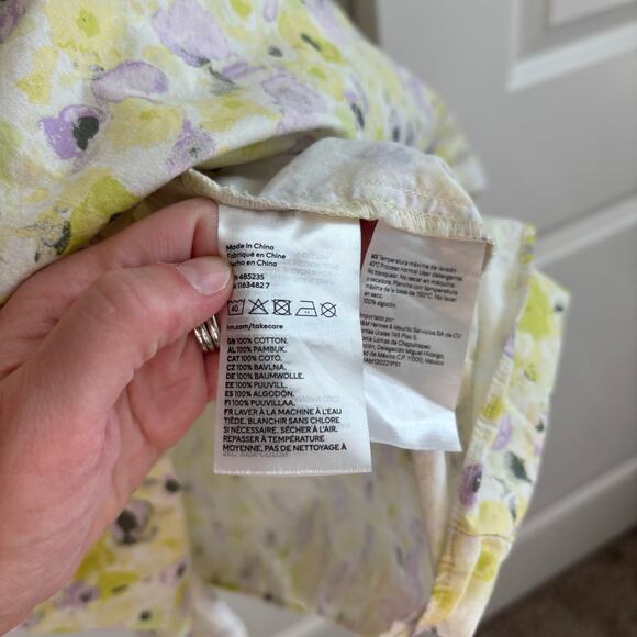 Bundle of (2) Floral Sundresses Sz S Feminine Smocked H&M / Who What Wear - Picture 9 of 13